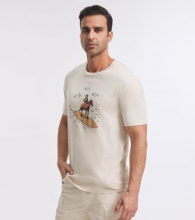 Frye Classic-Fit Crewneck Graphic Tee - Classic-Fit Crewneck Graphic Tee