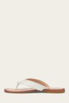 Frye Ava Fringe Sandal - White