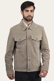 Frye Authentic Suede Trucker Jacket - Authentic Suede Trucker Jacket