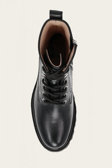 Frye Olivia Combat - Black - Click Image to Close