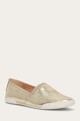 Frye Melanie Slip On - Gold-mirror