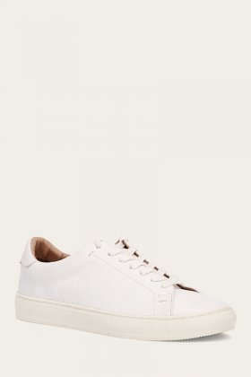 Frye Astor Low Lace - White