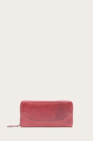 Frye Melissa Zip Around Wallet - Burgundy Frye Melissa Zip Around Wallet - Burgundy