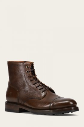Frye Dylan Lace Up - Whiskey
