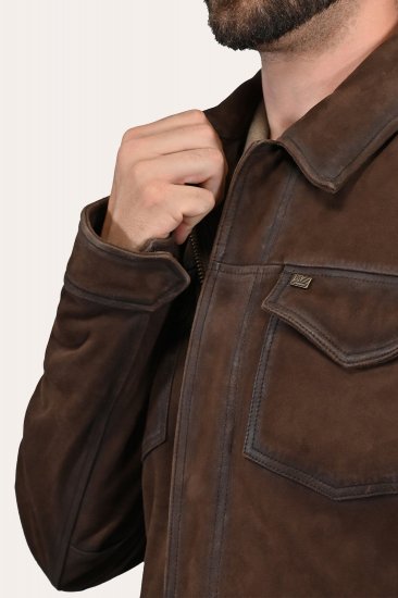 Frye Dark Brown Shacket - Frye Dark Brown Shacket - Click Image to Close