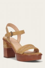 Frye Pipa Woodstock Sandal - Banana Frye Pipa Woodstock Sandal - Banana