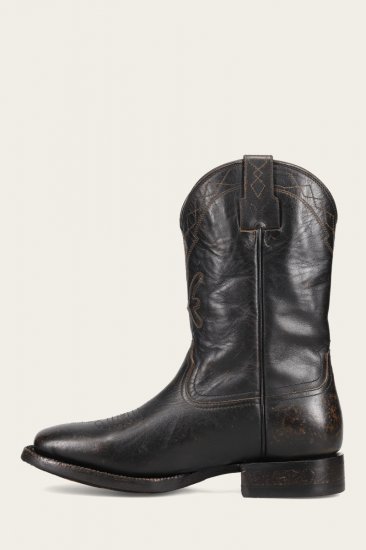 Frye Hauser Logo Stitch - Black - Click Image to Close