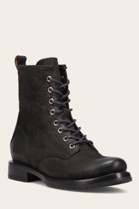 Frye Veronica Combat - Black-floral