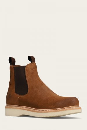 Frye Hudson Chelsea Wedge - Bark