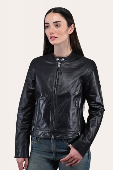 Frye Tobacco Cafe Racer Jacket - Frye Tobacco Cafe Racer Jacket - Click Image to Close
