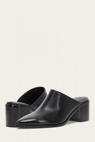 Frye Sadie Mule - Black - Click Image to Close