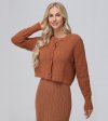 Frye Mixed Stitch Button Front Cardigan - Mixed Stitch Button Front Cardigan