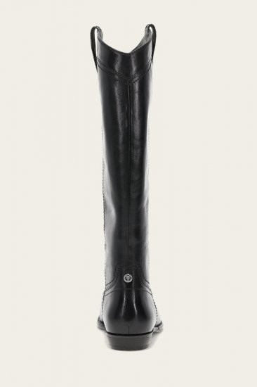 Frye Blair Western Tall Wide Calf - Black - Click Image to Close