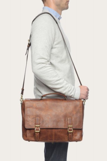 Frye Logan Top Handle - Cognac - Click Image to Close