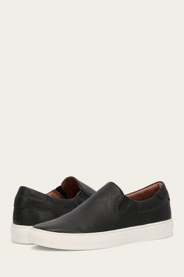 Frye Astor Gore Slip On - Black - Click Image to Close