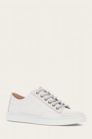 Frye Ivy Canvas Low Lace - Ivory