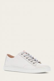 Frye Ivy Canvas Low Lace - Ivory