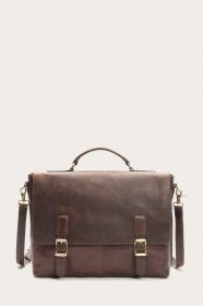 Frye Logan Top Handle - Dark Brown