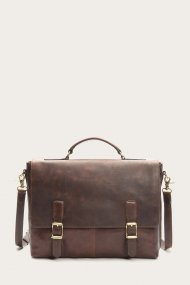 Frye Logan Top Handle - Dark Brown Frye Logan Top Handle - Dark Brown