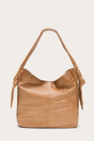 Frye Nora Knotted Hobo - Beige  Frye Nora Knotted Hobo - Beige