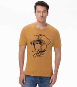 Frye Classic-Fit Crewneck Graphic Tee - Classic-Fit Crewneck Graphic Tee Frye Classic-Fit Crewneck Graphic Tee - Classic-Fit Crewneck Graphic Tee