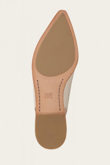 Frye Kenzie Slingback Flat - Ivory - Click Image to Close