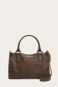 Frye Melissa Satchel - Dark Brown Frye Melissa Satchel - Dark Brown