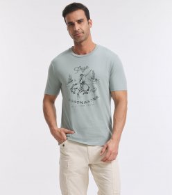 Frye Classic-Fit Crewneck Graphic Tee - Classic-Fit Crewneck Graphic Tee
