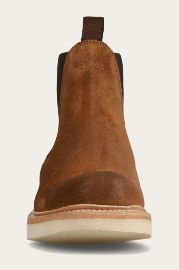 Frye Hudson Chelsea Wedge - Bark - Click Image to Close