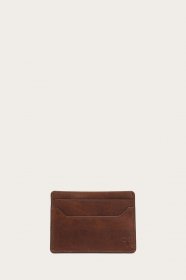 Frye Logan Money Clip Card Case - Cognac