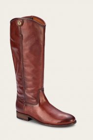 Frye Melissa Button 2 - Redwood