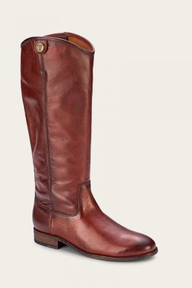 Frye Melissa Button 2 - Redwood