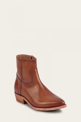 Frye Billy Inside Zip - Caramel