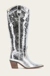 Frye Sara Western Tall - Silver