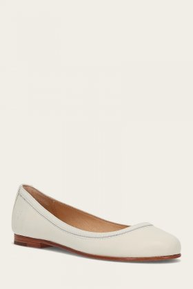 Frye Carson Ballet - White