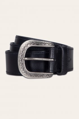 Frye 38mm Belt With Engraved Buckle - 38mm Belt With Engraved Buckle