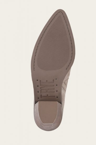 Frye Sara Western Mule - Taupe - Click Image to Close