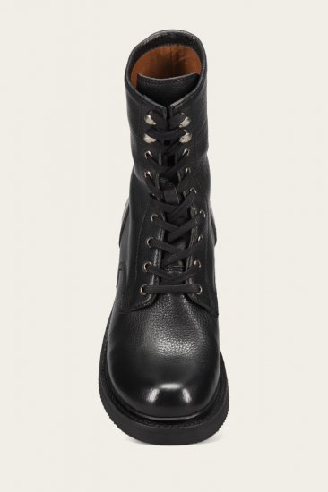 Frye Dean Combat Lace Up - Black - Click Image to Close