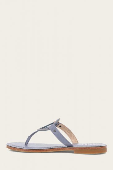 Frye Taylor Logo Sandal - Azul - Click Image to Close