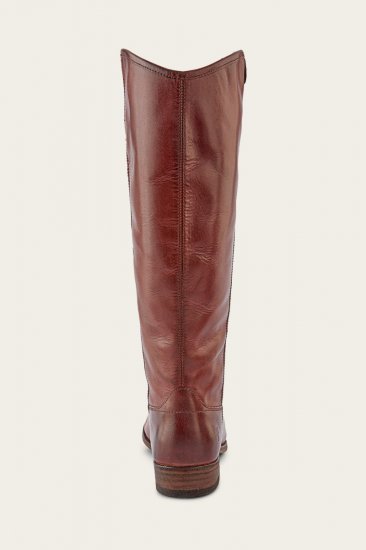 Frye Melissa Button 2 Wide Calf - Mahogany - Click Image to Close