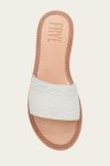 Frye Ava Woodstock Slide - White