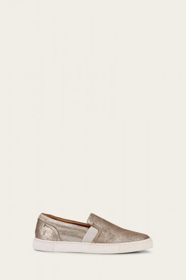 Frye Ivy Slip On - Pewter - Click Image to Close