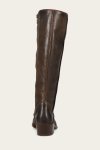 Frye Carson Piping Tall Wide Calf - Chocolate