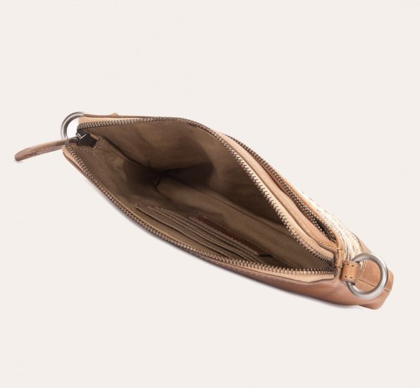 Frye Melissa Straw Crossbody Wristlet - Melissa Straw Crossbody Wristlet - Click Image to Close