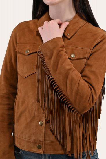 Frye Oxblood Fringed Jacket - Frye Oxblood Fringed Jacket - Click Image to Close