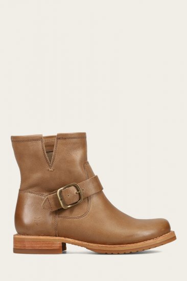 Frye Veronica Flex Bootie - Beige - Click Image to Close
