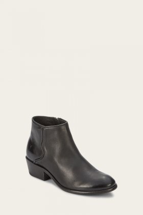 Frye Carson Piping Bootie - Black