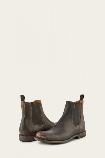 Frye Tyler Chelsea - Antiqued-black - Click Image to Close