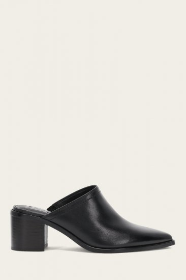Frye Sadie Mule - Black - Click Image to Close