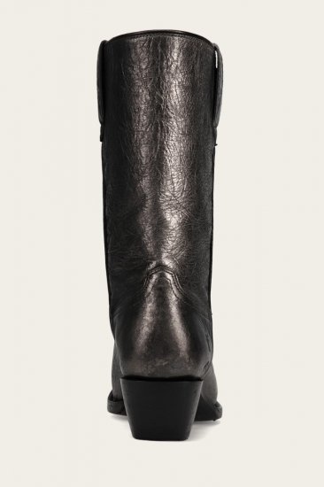 Frye Sacha Mid Pull On - Dark-pewter - Click Image to Close
